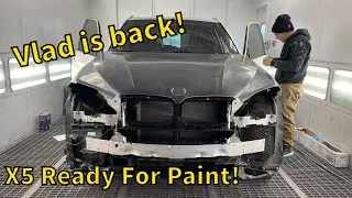 Восстановление разбитого BMW X5 2015 года, часть 1. Видеоблог с Владом