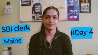 SBI clerk mains 2025 #Day 4 || banking exam preparation || daily targets✅