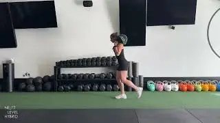 Walking sandbag lunges