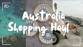 Shopping Haul für meinen Van in Australien