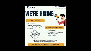 Chennai Dixon company HR Job opening #foxconn #job #jobinterview