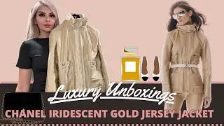 Iridescent Stretch Gold Jacket | Chanel | REVIEW