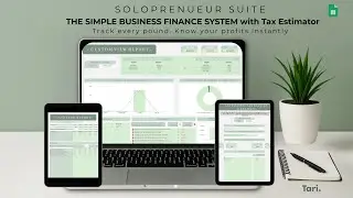 Overview of the Business Income & Expense tracker with Tax Estimator 💻