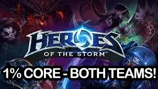 HotS - 1% CORE FOR BOTH TEAMS (Closest game ever!!)
