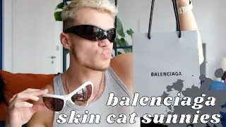 balenciaga skin cat sunglasses review