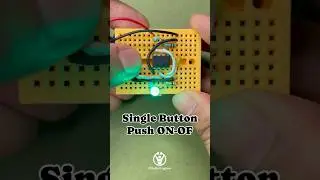 Single button push ON OFF switch #electronics #circuit  #diy #555