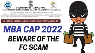 Beware of the FC SCAM - MBA/MMS CAP Rounds 2022 | MBA/MMS Admissions | MBA CET 2022 | MBA Karlo