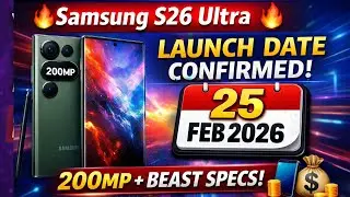 Samsung Galaxy S26 Ultra Launch date confirm & Full Specs