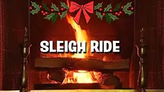 The Ronettes - Sleigh Ride (Fireplace Video - Christmas Songs)