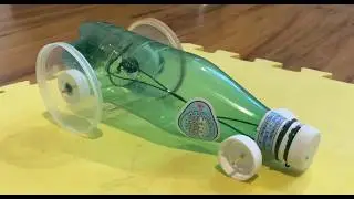 How to make a rubber band powered car