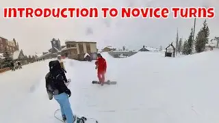 POV: Snowboarding CASI Introduction To Novice Turns