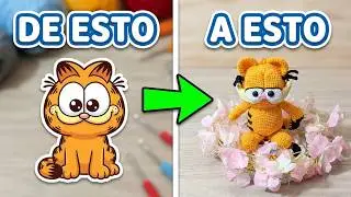 TEJIENDO a GARFIELD ( I parte) hermoso amigurumi!