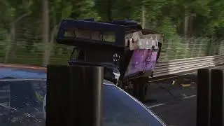 WRECKFEST | CAMPER VS NORMAL CARS | DEVASTATING RACE | BANGER RACING