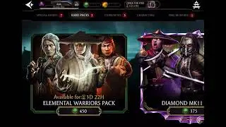 Elemental warrior pack opening - mkmobile