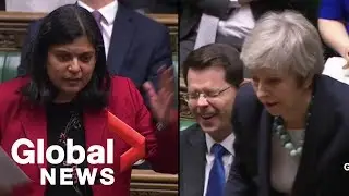 Brexit: Theresa May's response to 'premature parliamentary ejaculation' leaves MPs laughing