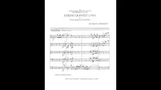 Murray Adaskin &ndash; String Quintet with Double Bass