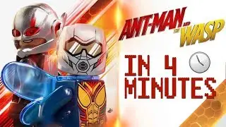 MARVELS Antman & The Wasp In 4 Minutes [LEGO STOP MOTION]