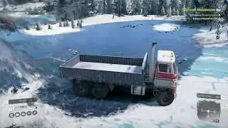 SnowRunner противостояние грузовиков KAMAZ VS International