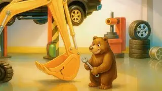 Repairing Excavator Bucket & Clearing Rocks Blocking Road at Construction Site🚜🛠️| Bear Construction