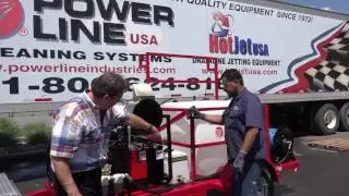 Trailer Mounted Power Washer 18HP Single Axle