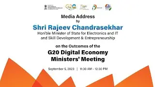 Press Conference by Union Minister of State, Shri Rajeev Chandrasekhar