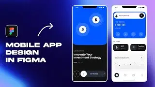 Crypto Mobile App Design in Figma | Figma Tutorial
