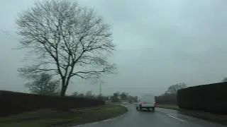 Driving From Rhydd To Hanley Swan, Worcestershire, England Saturday, 8th February 2025