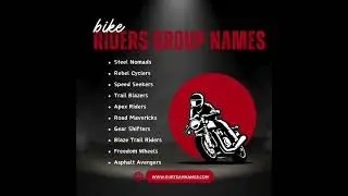 Cool Biker Group Names for Your Motorcycle Club 🚴&zwj;♂️ Find Yours Now! #bikergroupnames