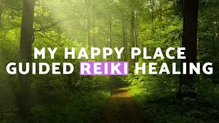 [10 minutes] Guided healing to lift your mood | Happy Place Meditation with Reiki | Be supported now
