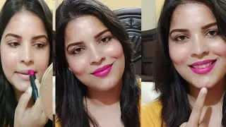 Sasti se sasti lipstick ko kaise lagaye or long lasting kaise banaye