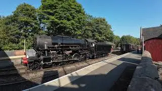 USATC S160 No. 5197 runs around at Kingsley And Froghall (17/08/25)
