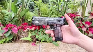 Ice Burst Water Gun Unboxing 2024 - Waterproof Manual Water Spray Toy Gun