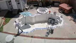 Pool Refinishing Day 1