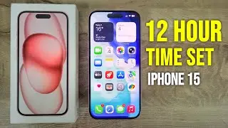 how to change 24 hour clock to 12 hours in iphone 15 | set 12 hour format time iphone 15 