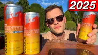 Red Bull WINTER EDITION 2025 FUJI APFEL INGWER ❄️ Energy Drink Review