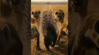 Porcupine vs Hyena Pack 🦔🐕&zwj;🦺 | Spikes vs Bites
