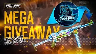 Permanent Crazy Bunny Mp40 Mega Giveaway - Garena Free Fire Live with Tonde Gamer