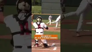 Will Brick is the TOP ranked catcher in the 2027 class 👀 #baseball