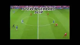 Steven Gerrard slip