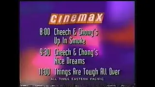 Cinemax promos from November 28-29, 1993