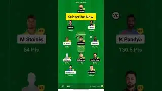 GT vs lsg dream11 team ll today dream11 team ll #dream11