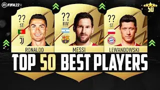 FIFA 22 | TOP 50 BEST PLAYER RATINGS! 😱🔥 ft. MESSI, RONALDO, LEWANDOWSKI...