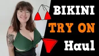 Bikini Try on Fashion Haul | große Brüste