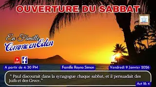 En Famille comme en Eden (Ouverture du Sabbat: 09/01/26)