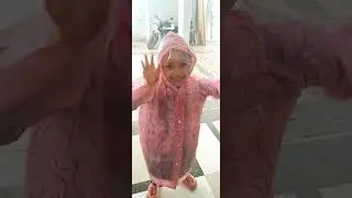 Mera New Pink 🩷 Raincoat 🌧️😍