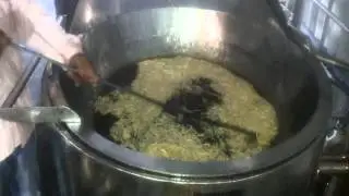 batch type circular fryer with wood fire HITESH ENHINEERING