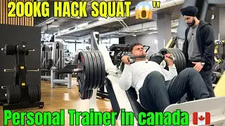 I Tried 200KG Hack Squat vs Low Bar Squat | Heavy Leg Day Vlog