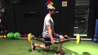 Trap Bar Walking Lunges