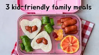 3 Family-Favorite Meals: Cocoa Waffle Bites | Sweet & Sour Pork | Heart Sausage Rice Balls
