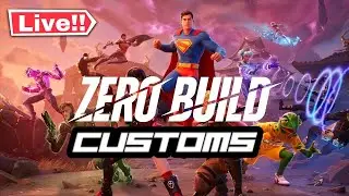 FORTNITE LIVE ZERO BUILD CUSTOMS MATCHMAKING WITH VIEWERS -  DUOS SQUADS NAE
